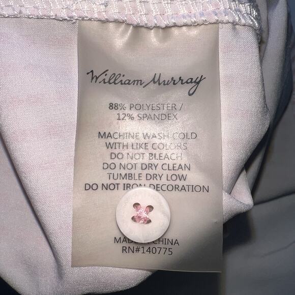 William Murray Shirt Mens Size XL Pink White Beer Beersucker Golf Button Down SS - Picture 11 of 15
